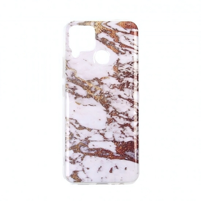 Чехол для Realme C15 Мрамор, ТПУ, 012726