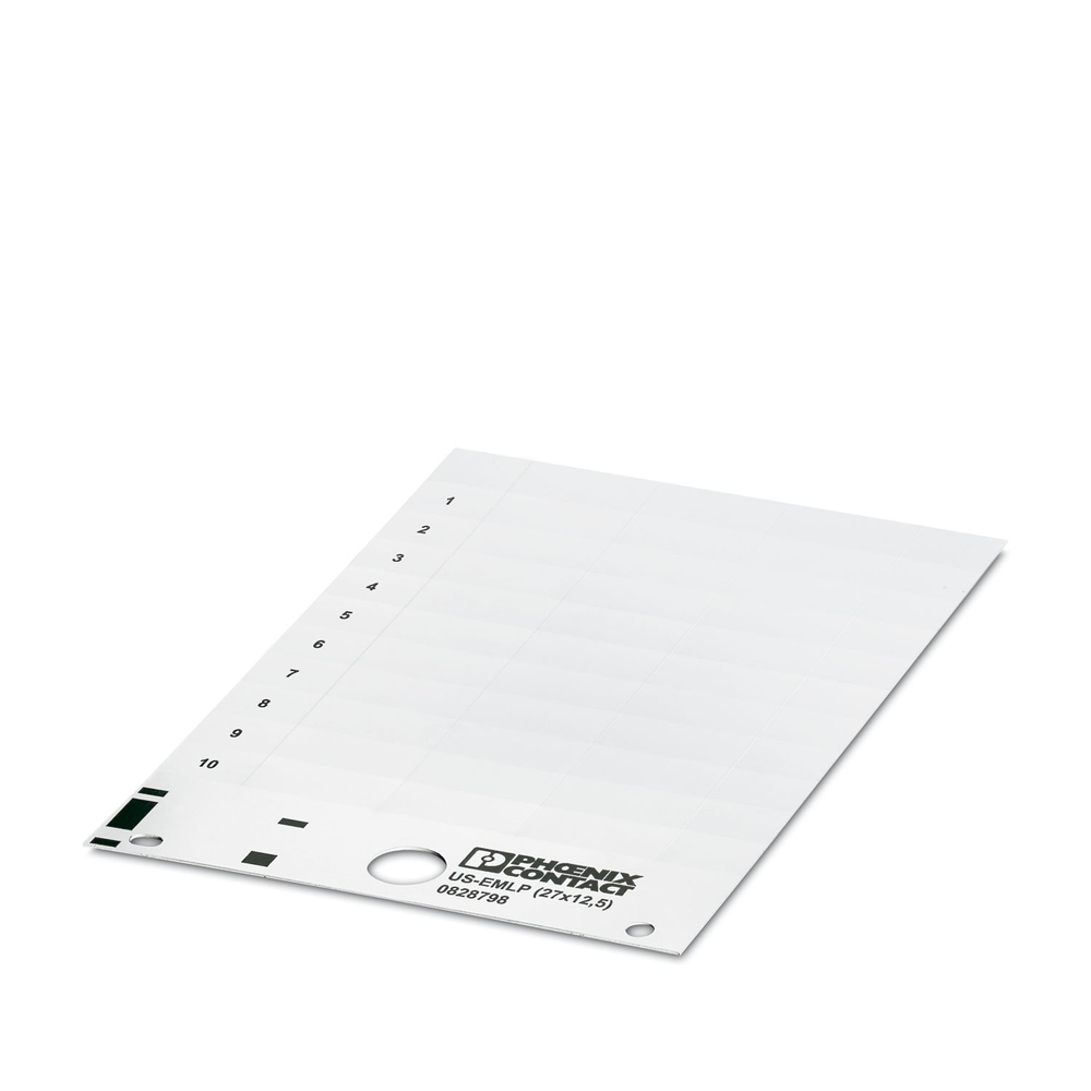 0828798 - US-EMLP (27X12,5) - Пластиковая табличка