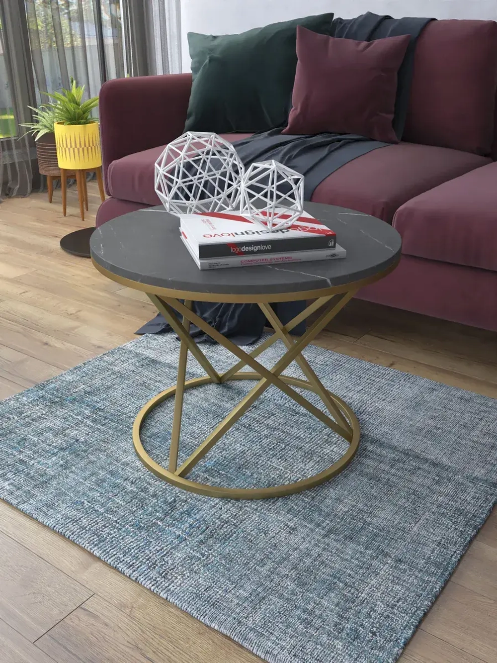 Журнальный стол Звёздный - ЗЧ - МДФ в ПВХ