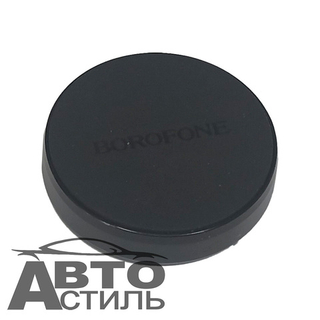 Подставка под телефон\смартфон магнитный  Borofone BH- 7 круглый Черный на торпеду а00116
