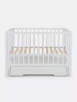 Кровать детская 120*60 RANT "BERGEN" (арт.769) пп маят/ящ Cloud White (2 кор)