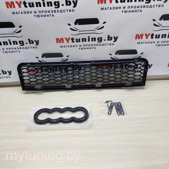 Решетка радиатора RS-TYPE MATT BLACK для Audi A4 B6