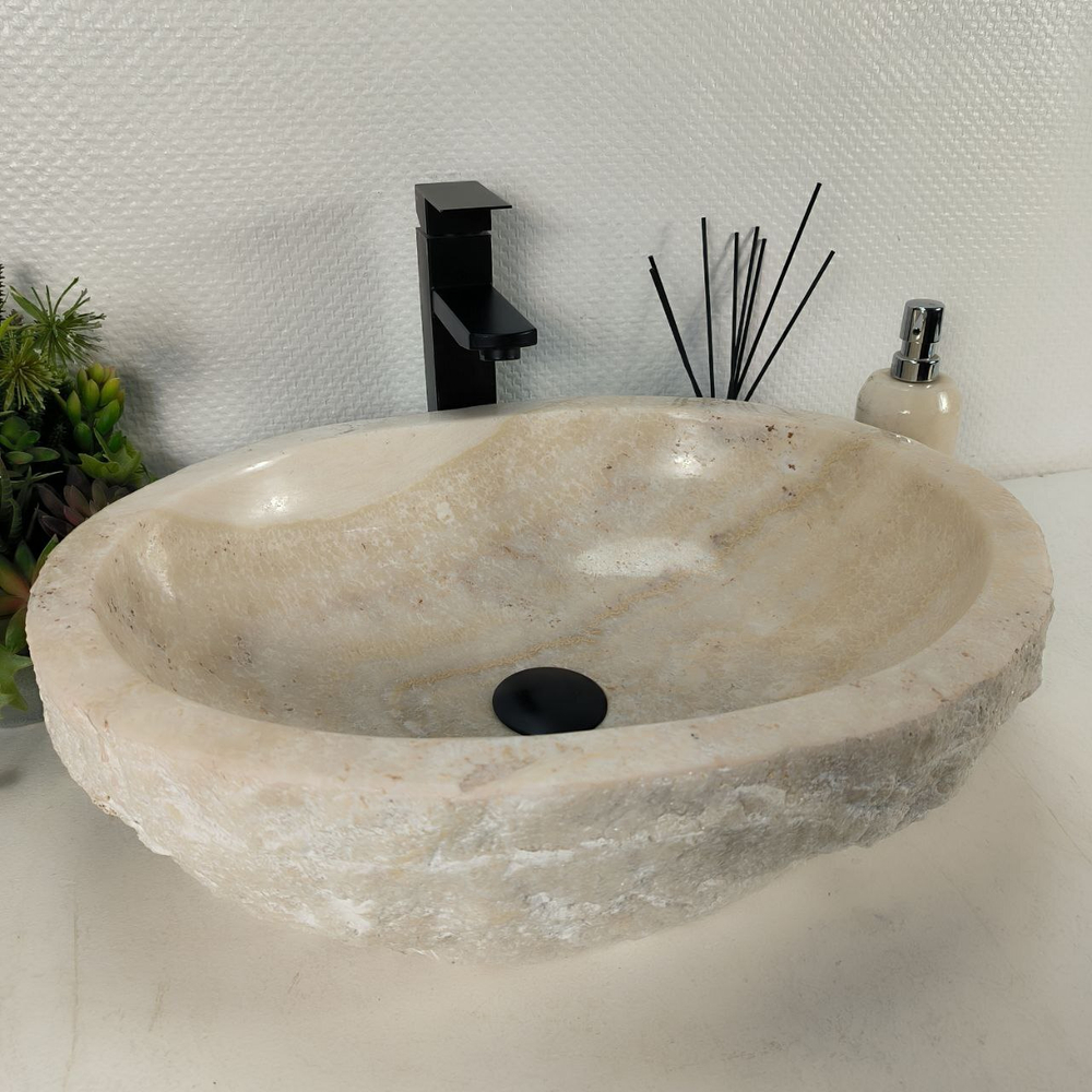 Раковина из оникса Erozy White EO-64558 51*40*15 0213
