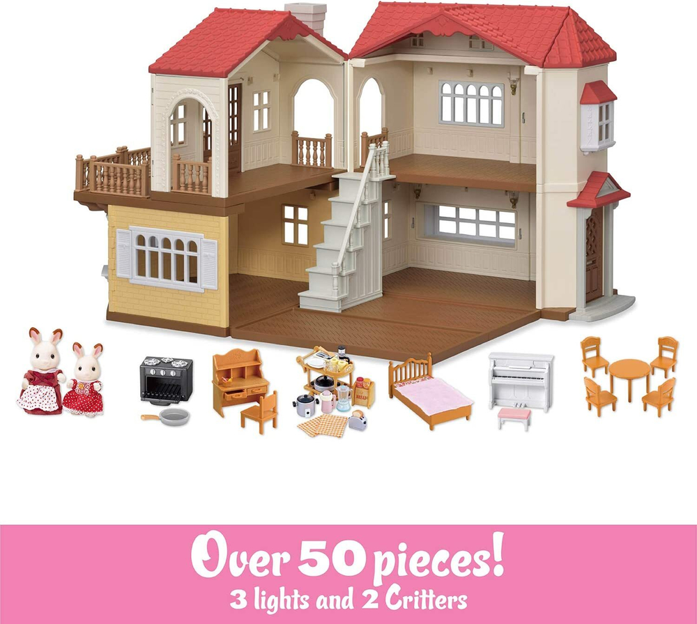 Дом Calico Critters / Sylvanian Red Roof Country Home-Cottage