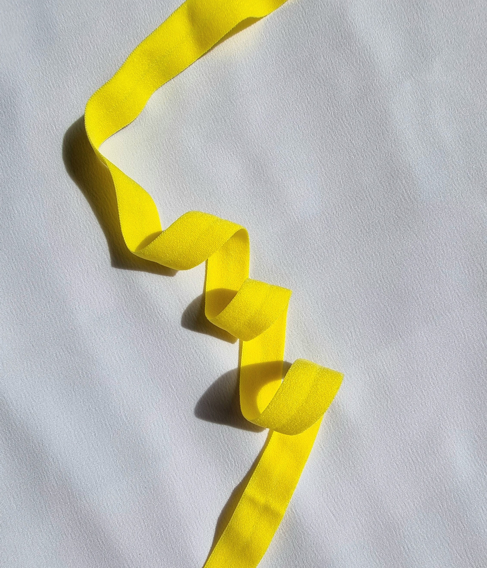 Бейка эластичная матовая 16 мм подсолнух