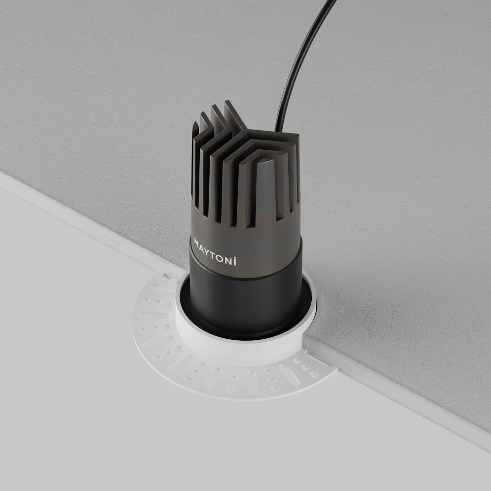 Светильник встраиваемый светодиодный Maytoni   DL120-10W-3K-TRS-B