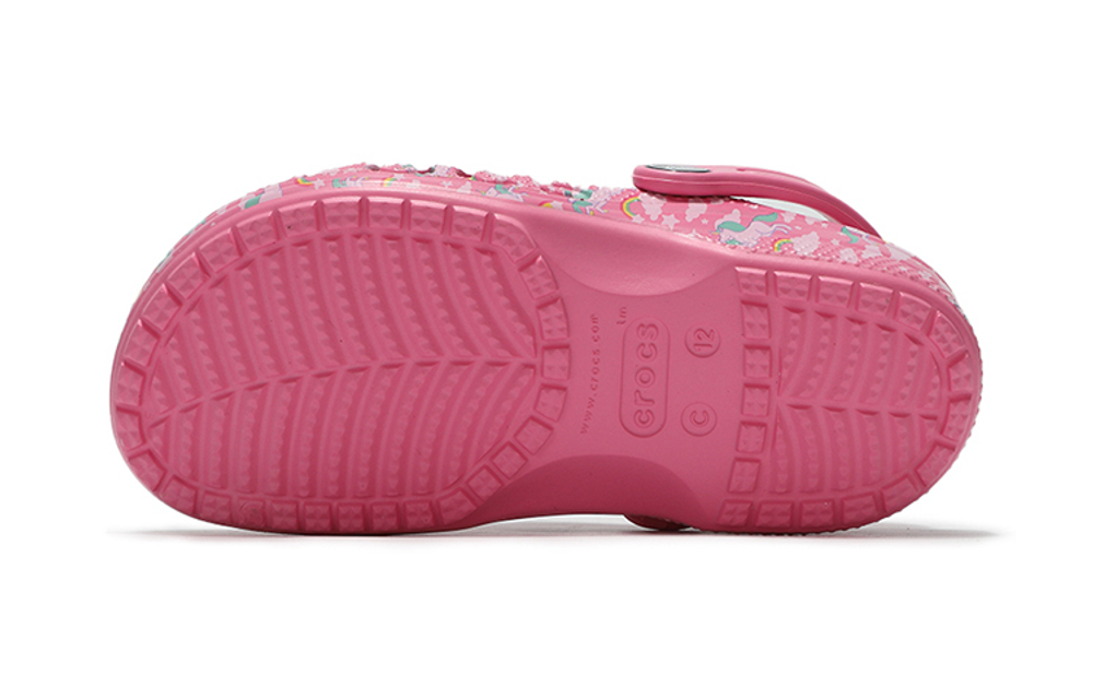 Children's Crocs Classic Clog beach Hole Shoes Rose Pink