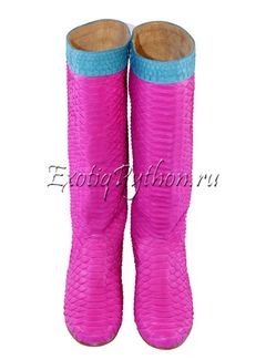 Сапоги из кожи питона SH-10