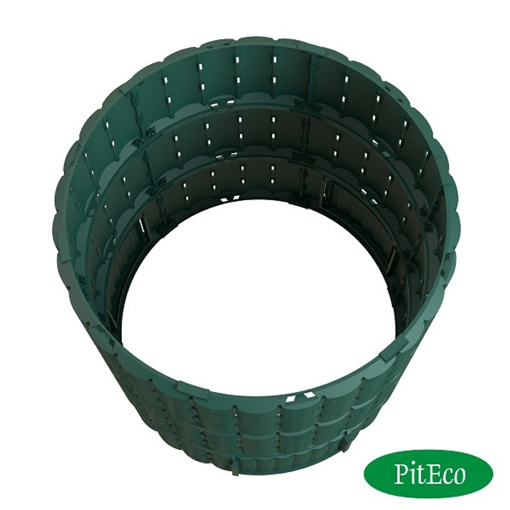 Компостер Piteco 1000л зеленый