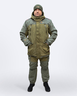 Костюм зимний PRIDE Магнум -45°C, полукомбинезон, Исландия, хаки