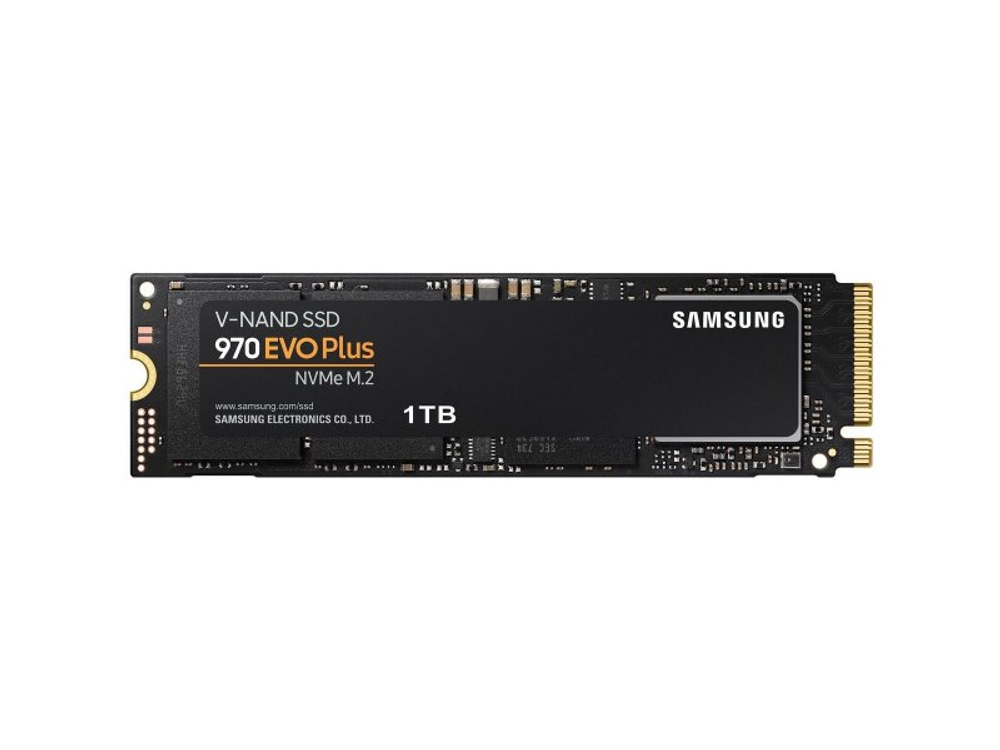 SSD накопитель Samsung 970 EVO Plus 1ТБ, M.2 2280, PCIe 3.0 x4, NVMe [MZ-V7S1T0B/AM]