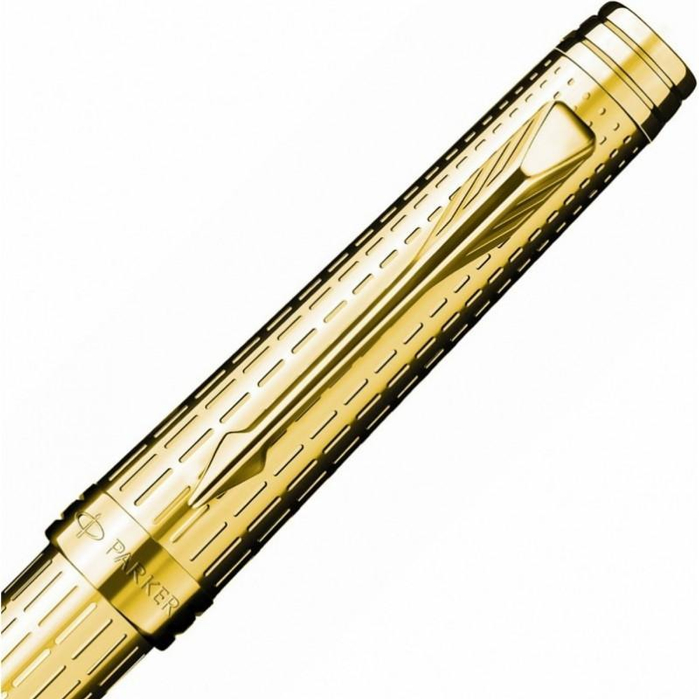Ручка шариковая Parker Premier DeLuxe K562 Chiselling GT S0887960
