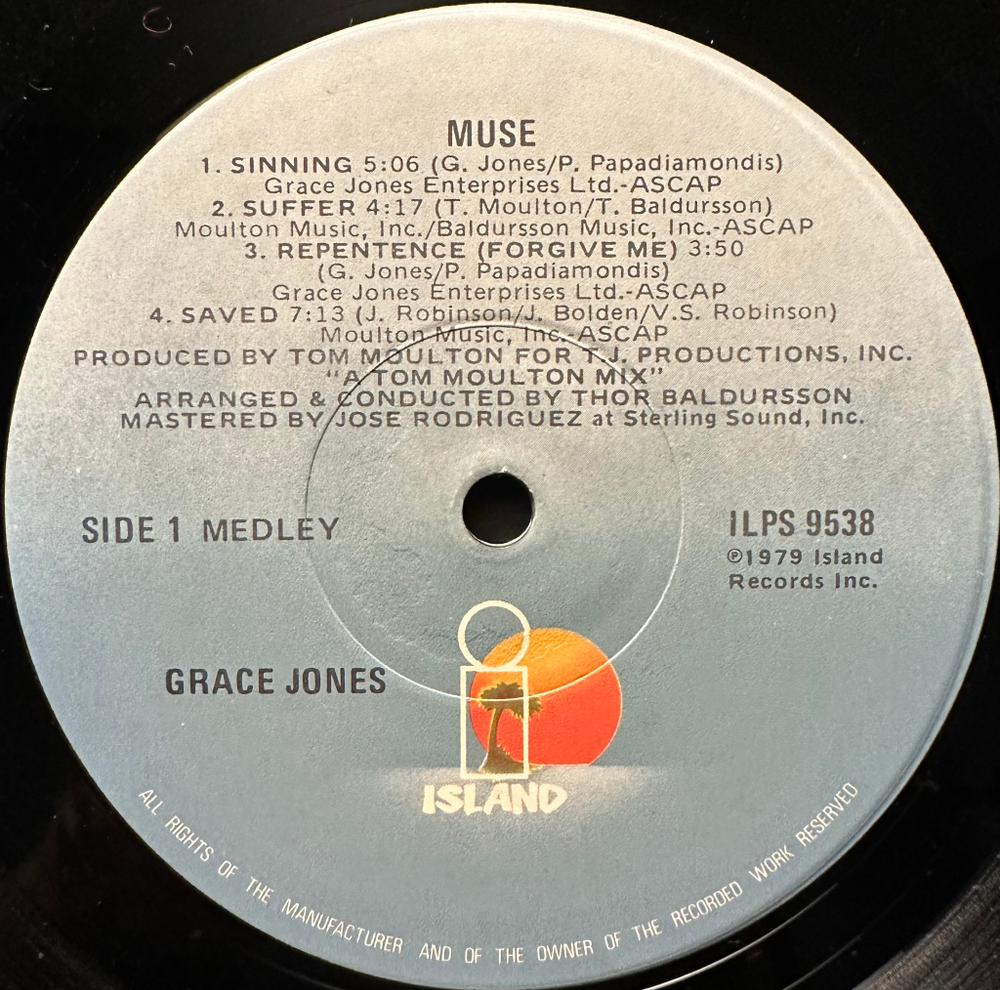 Grace Jones - Muse (США 1979г.)