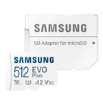 Карта памяти Samsung 512GB microSDXC EVO Plus + SD Adapter (MB-MC512SA)