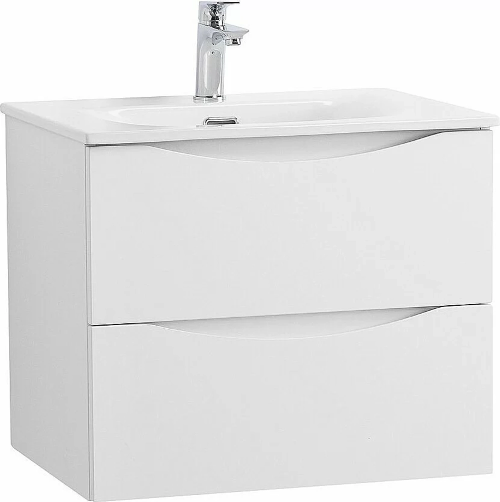 Тумба с раковиной BelBagno MARINO-CER-N-700-2C-SO-BO-P Bianco Opaco