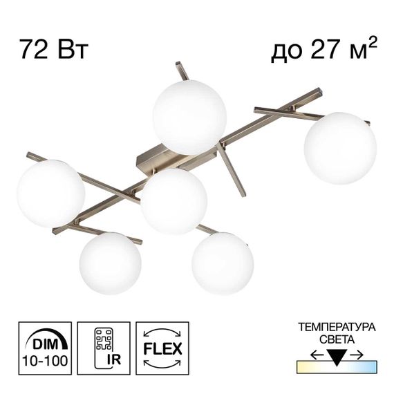 Потолочная светодиодная люстра Citilux Dorsy CL223161