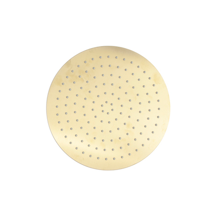 Лейка тропического душа круглая нерж. сталь RM300OC золотая