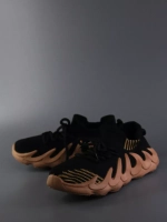 Кроссовки Изики детские - Yeezy boost- черно-коричневые
