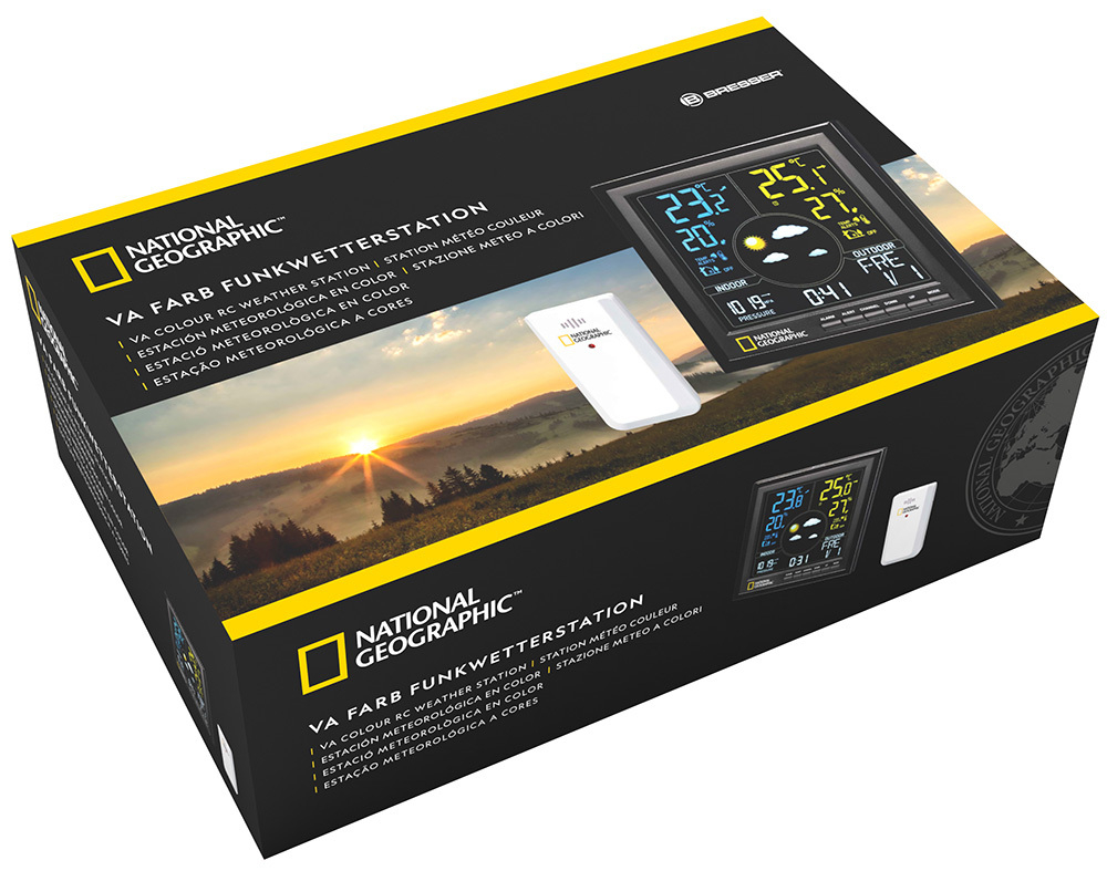 Метеостанция Bresser National Geographic с цветным дисплеем