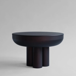 Стол 101 Сopenhagen Crown Table, Low, Burned Black, черный