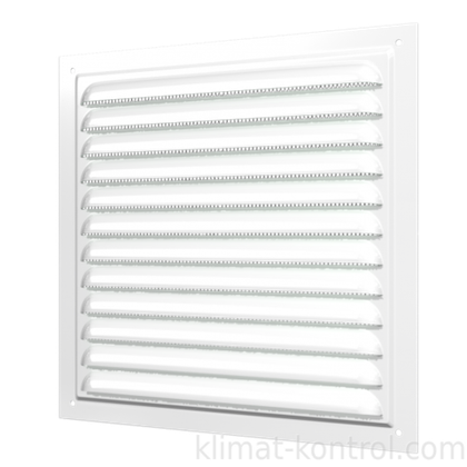 Решетка 300*300 3030МЭ вентиляционная с покрытием полимерной эмалью с сеткой 300х300 Сталь ERA