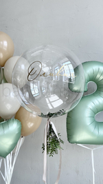 Набор шаров "Природная гармония" с цифрой, дизайн 2