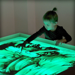 Доска для рисования песком с цветной подсветкой, 100х120х15 см