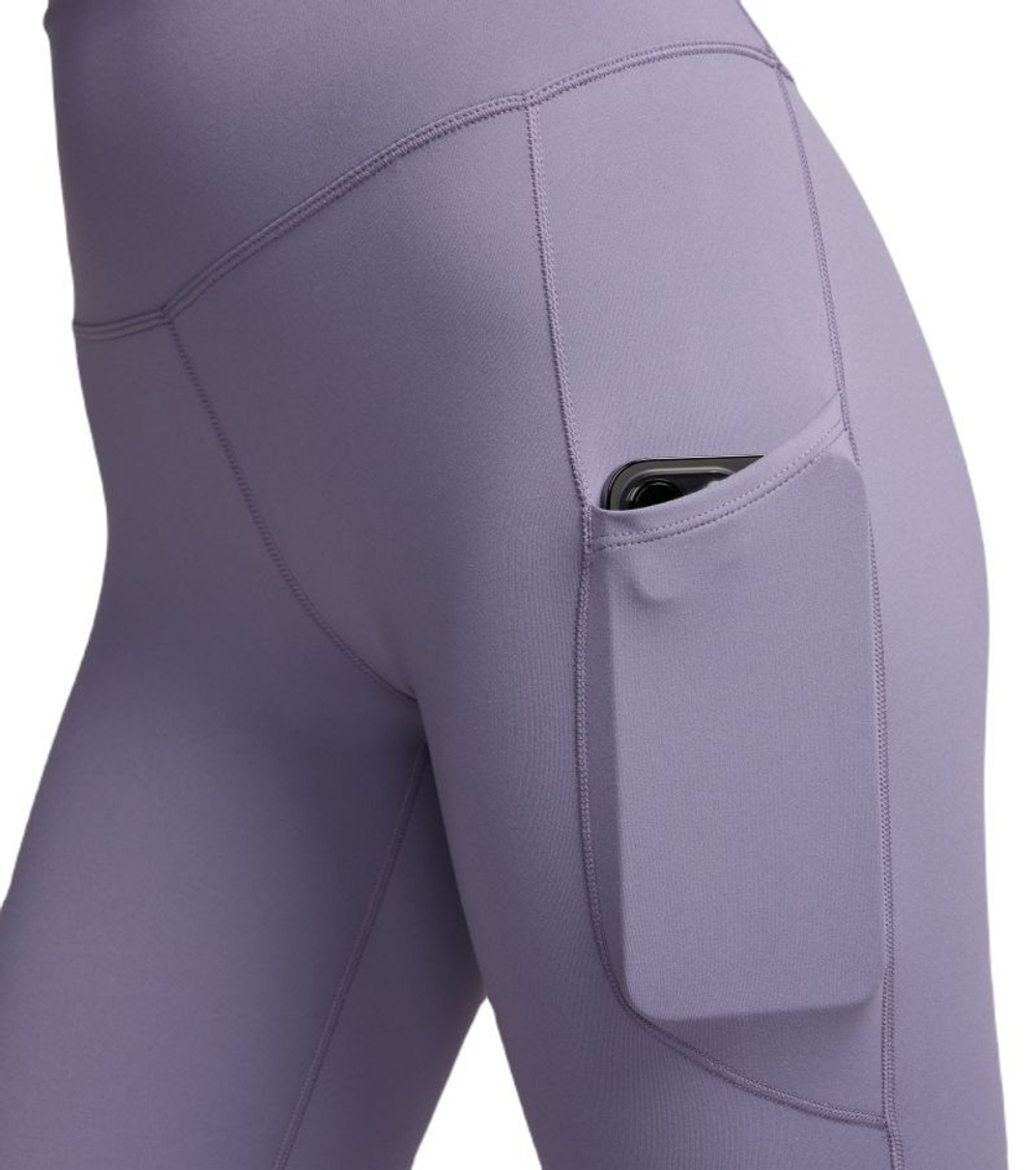 Leginsy Nike Dri-Fit One 7/8 High-Rise Leggings - Фиолетовый