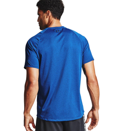 Футболка мужская теннисная Under Armour UA Tech 2.0 SS Tee Novelty - blue