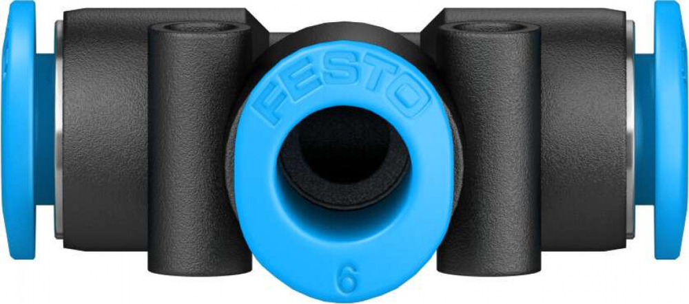 Тройник цанговый прямой Festo QSMT-6