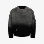 Свитер Heartz Fade Spray-Painted Heavyweight Cropped Knitted серый