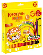 Карандаши 72цв. дерев. шестигран. (Каляка-Маляка)