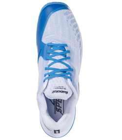 Мужские кроссовки для бадминтона/сквоша Babolat Shadow Spirit 2 - white/algier blue