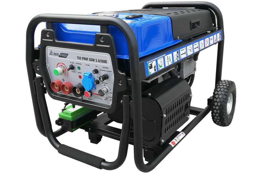 Бензиновый сварочный генератор (3 кВт) TSS PROF GGW 3.0/300E