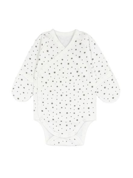 Боди-кимоно (утепленный) Звездочки gray (56,62)