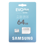 Карта памяти Samsung EVO Plus microSDXC class 10 64GB + SD Adapter