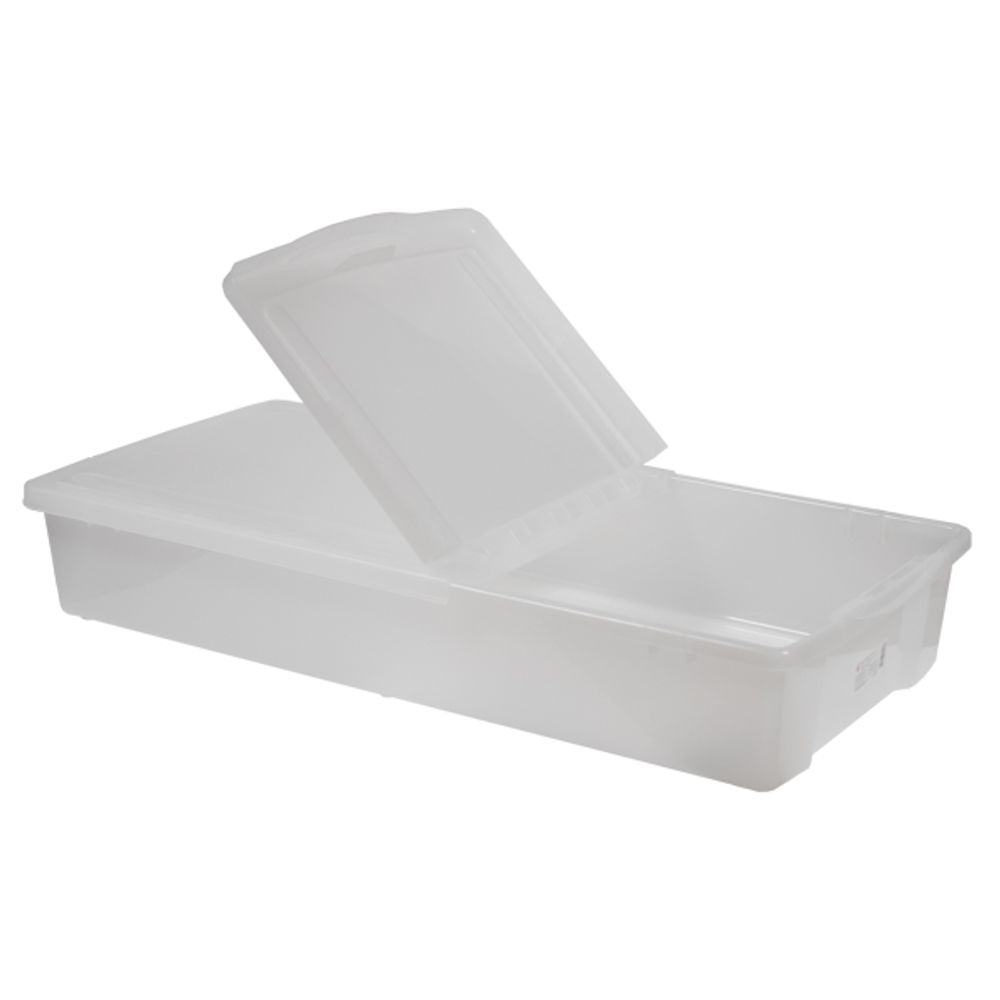 IRIS Короб для хранения UNDER-BED PLASTIC BOX UB950 Прозрачный, 46л  /4