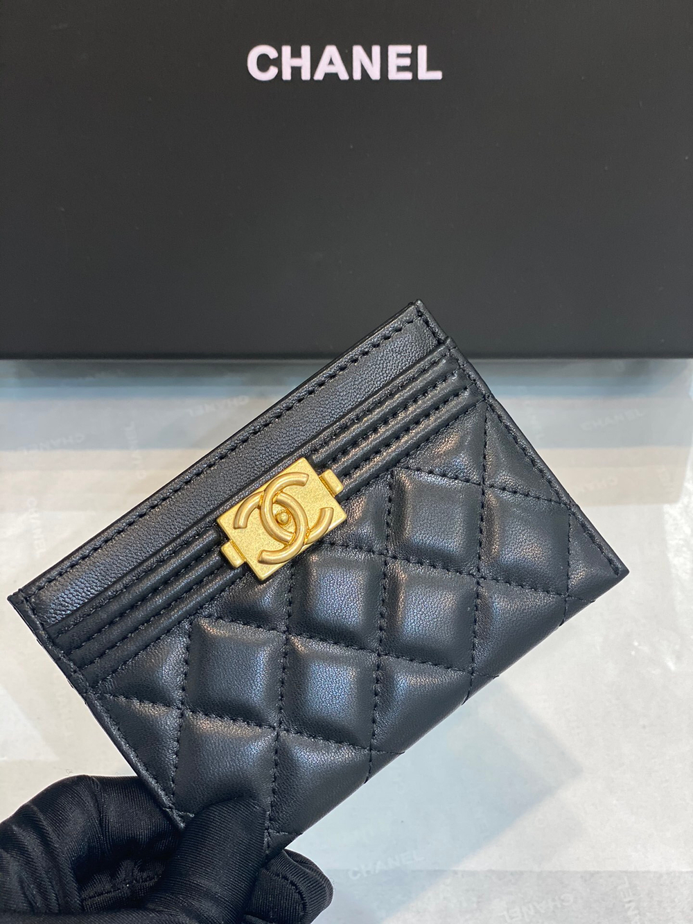 Chanel Boy Card Holder