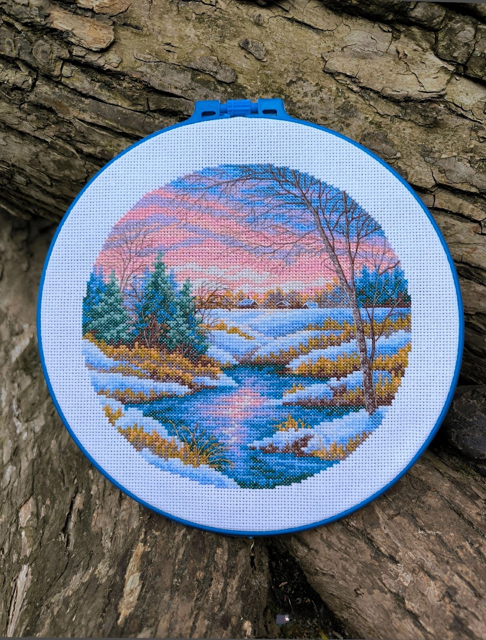 Набор для вышивания крестом Искусница "Пробуждение весны"