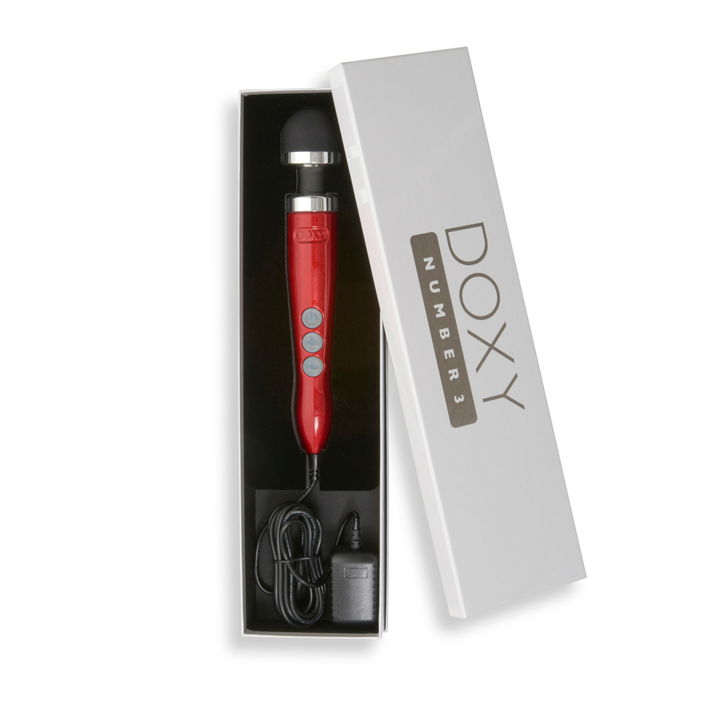 Doxy - Number 3 Wand Massager Красный (мини)