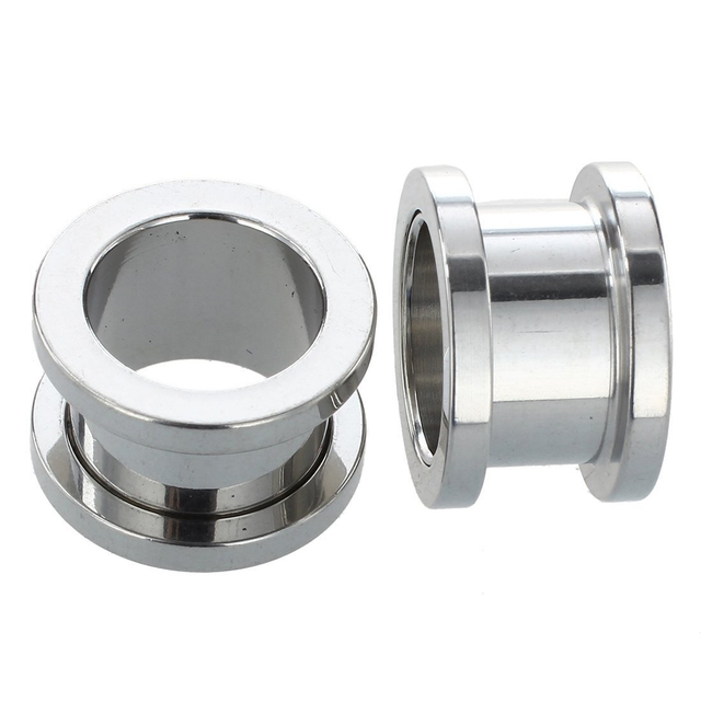 Тоннель для уха, сталь, диаметр 8 мм