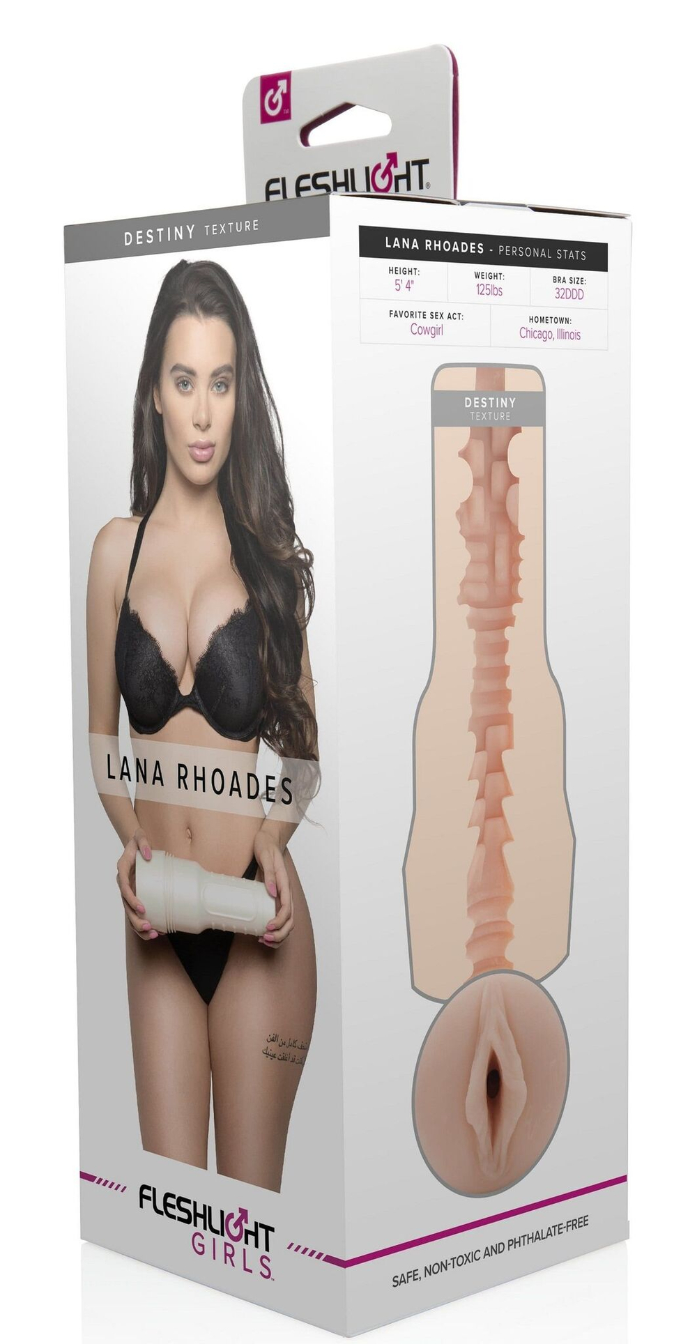 Мастурбатор-вагина Fleshlight Girls - Lana Rhoades Destiny (Цвет: телесный)