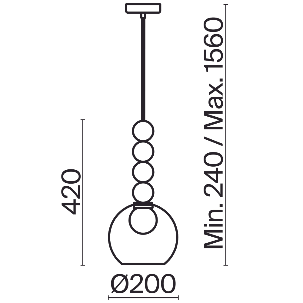 Подвесной светильник Freya FR5220PL-01G6