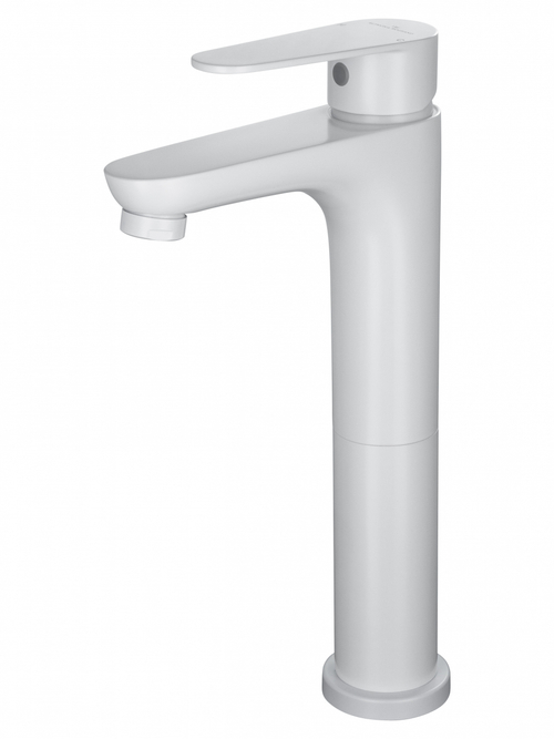 Смеситель для раковины высокий WONZON & WOGHAND ALFA, Белый матовый (WW-A40232-MW)