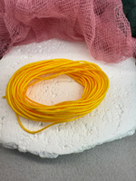 Шнур для плетения браслетов 0,8 мм, Янтарный (5 м)