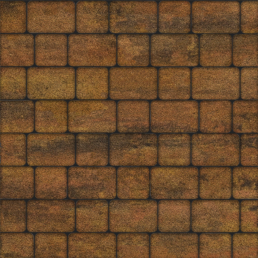 Тротуарная плитка КЛАССИКО - Листопад гранит Саванна, комплект из 2 видов плит