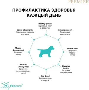 Уценка! Повр.упак./ Сухой корм Premier индейка для щенков всех пород