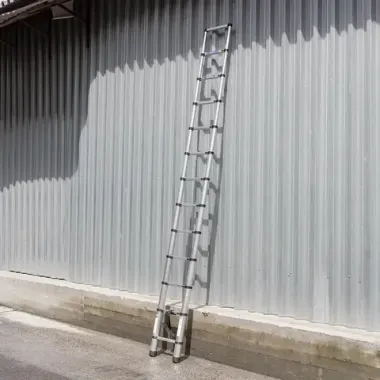 Лестница телескопическая алюм. бытовая 3.8м (13 ступ.) Scheppach Sch-UP380