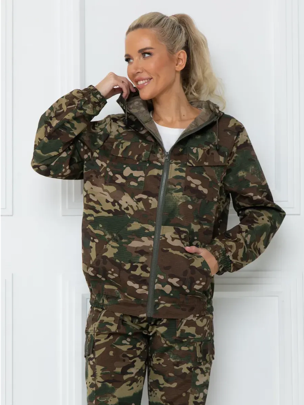 Женский Рыболовный Костюм рабочий тактический WRIPMULTICAM2