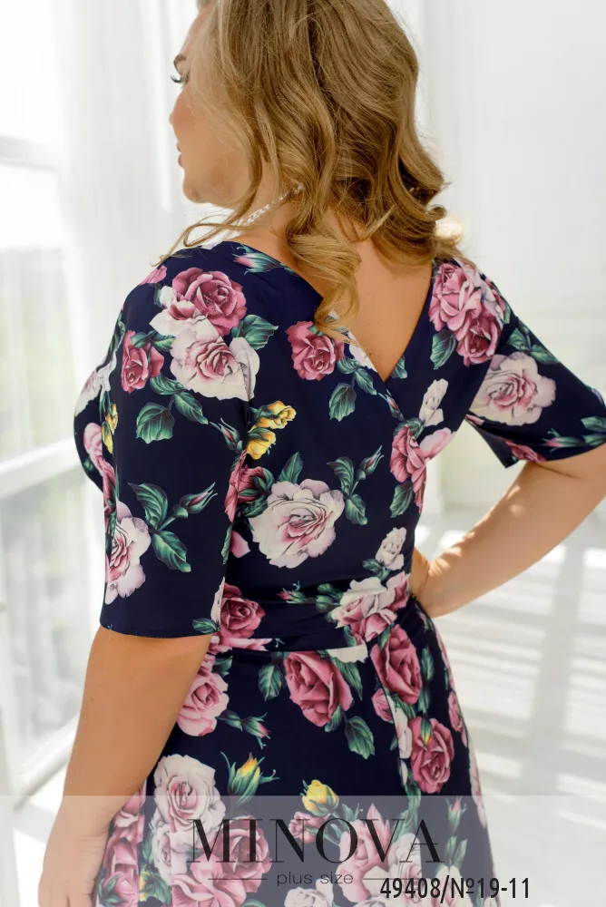 Платье 19-11-синий Minova